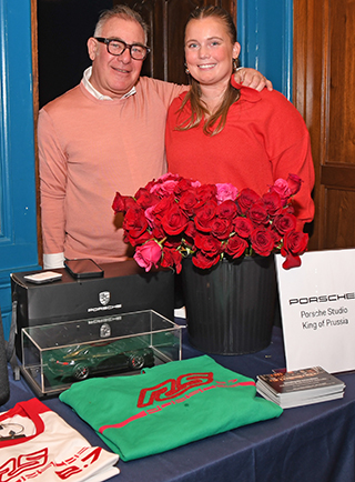 10. Larry Schulman and Erin Reagan brought Porsche product to the event