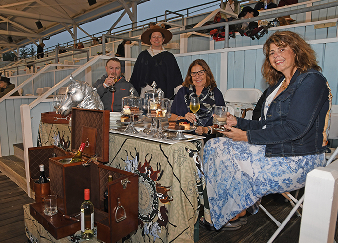 Vanner House had a box at Dressage at Devon. Elizabeth Osborne, Katie Walmer and Kyle Burne joined Sophia in the box