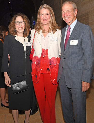 Helen Pudlin and Ellen Caplan and her husband