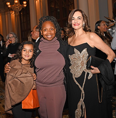 17. Paloma Mitchell and Stacia Parker chatted with Philadelphia Ballet's Executive Director Shelly Power during the reception