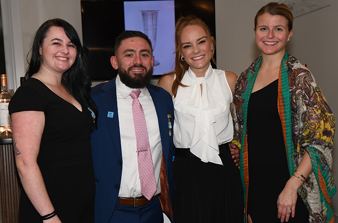  Jessa Kinney, Joe Hudak, Harriette Overend and Lauren Steinbeck attended the event 