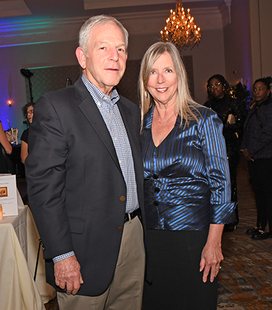 4. Alan Glickman and Christine Wirta paused for a photo