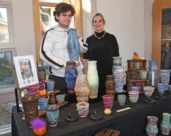 The Wayne Art Center pottery sale features handmade Ceramics