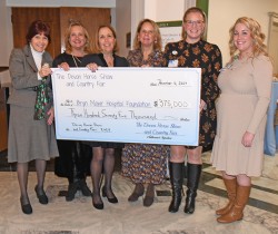 Devon Horse Show and Country Fair donates $375,000 to Bryn Mawr Hospital during a check presentation