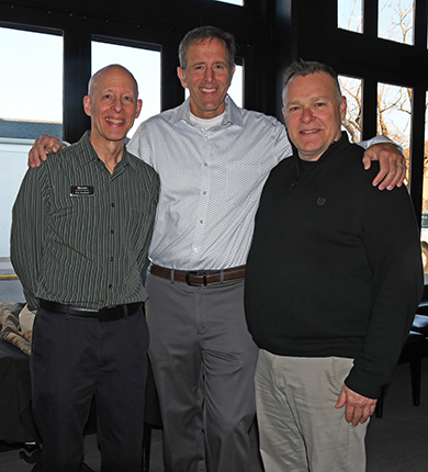 Eric Jacobson, Sal Macera and Gary Hoch attended the event