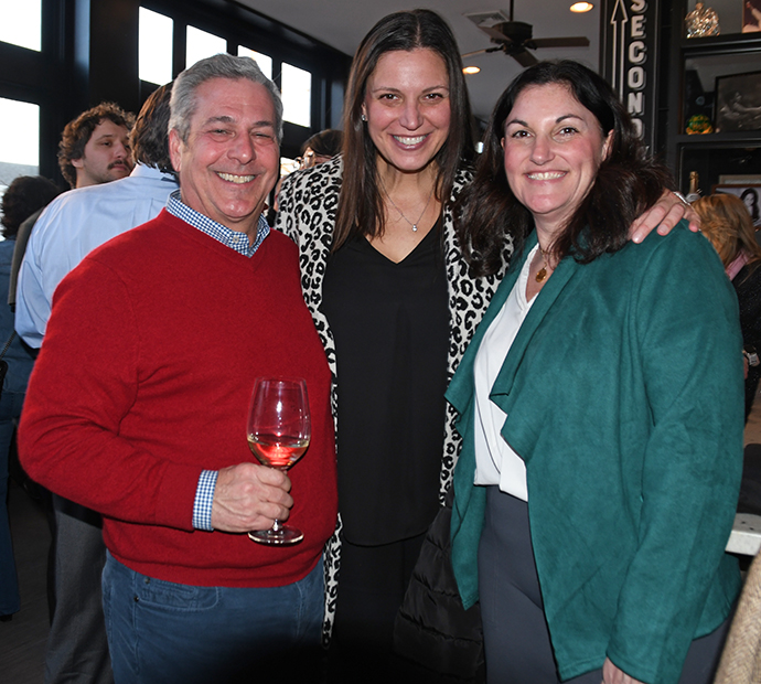 Drew Camerota of WFSF Bank chattted with Ann O'Shae and Suzi Ttopiano